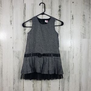 3/$15 name it girls silver, gray and black dress size 5-6 years